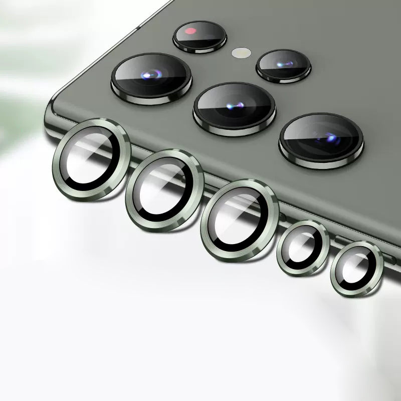 Dlix 3D full glue camera lens tempered glass for Samsung Galaxy S23 Ultra