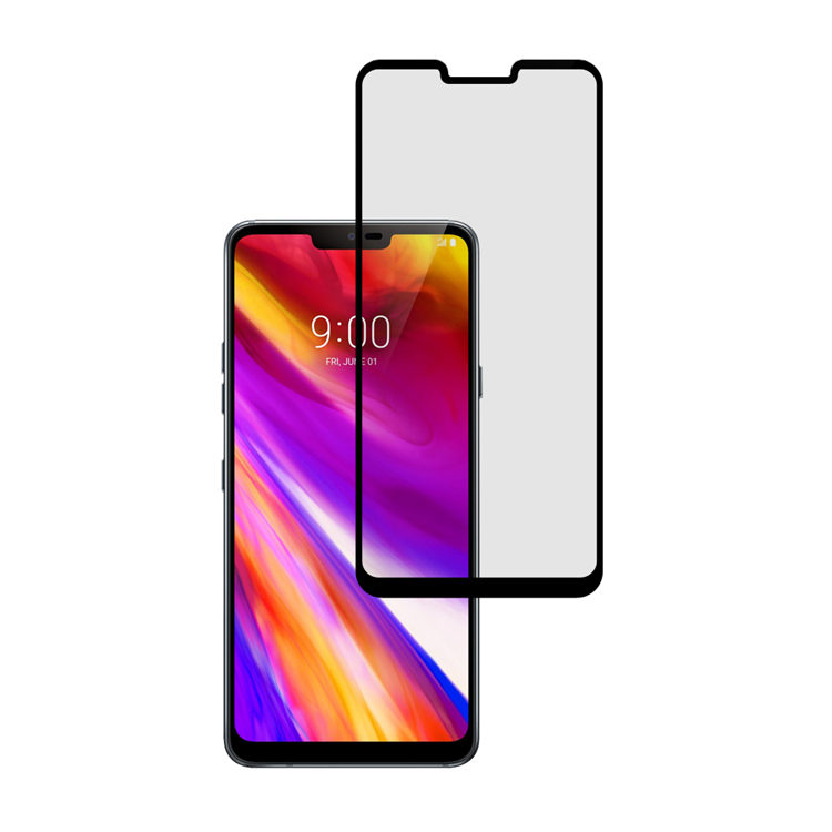 Dlix 3D hot bending edge glue tempered glass screen protector for LG G7