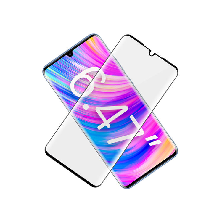 Dlix 3D hot bending full glue tempered glass screen protector for ZTE Blade 20 Pro