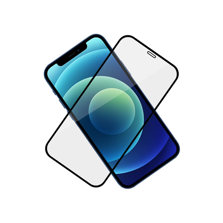 Dlix 2.5D silk print full glue tempered glass screen protector for Apple iPhone 12 Mini