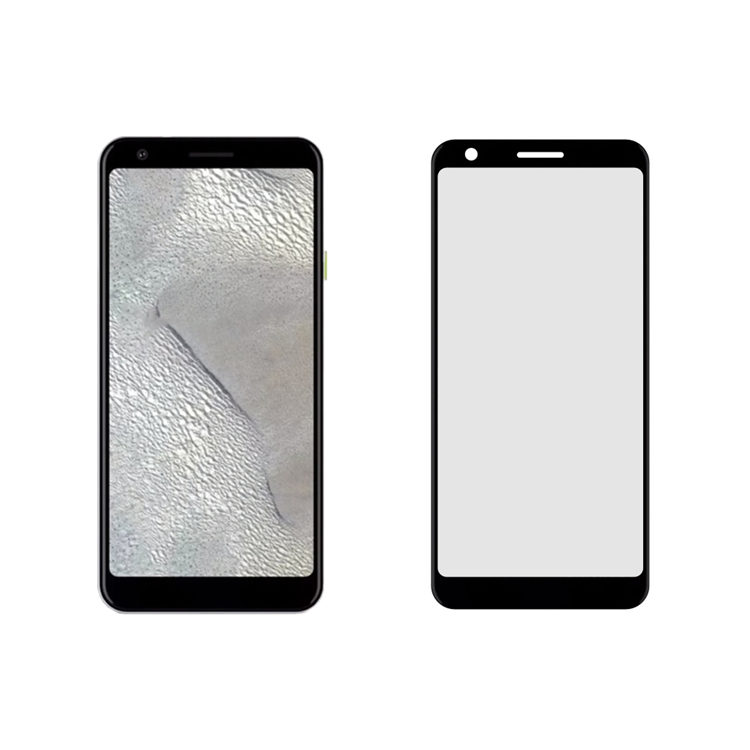 Dlix 2.5D silk print full glue tempered glass screen protector for Google Pixel 3 Lite