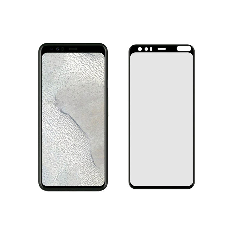 Dlix 3D hot bending edge glue tempered glass screen protector for Google Pixel 4