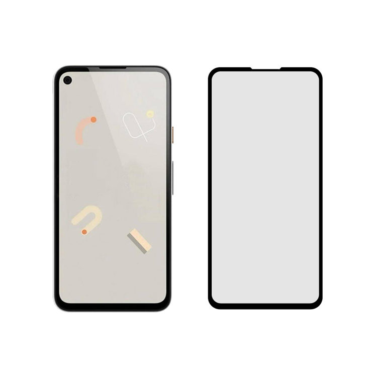 Dlix 3D hot bending full glue tempered glass screen protector for Google Pixel 4A