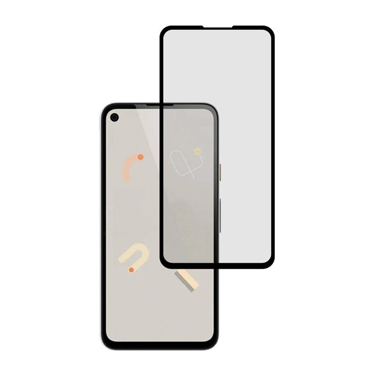 Dlix 3D hot bending edge glue tempered glass screen protector for Google Pixel 4A