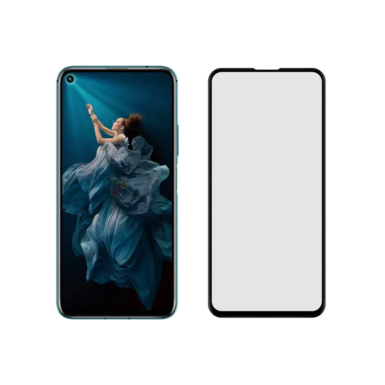 Dlix 2.5D silk print full glue tempered glass screen protector for Honor 20 Pro