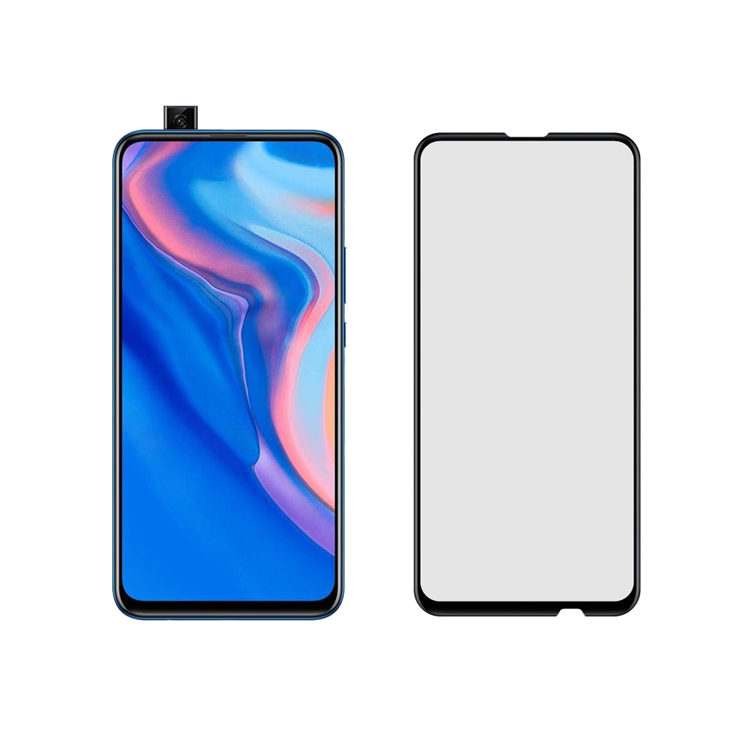 Dlix 2.5D silk print full glue tempered glass screen protector for Huawei P Smart Z 2019