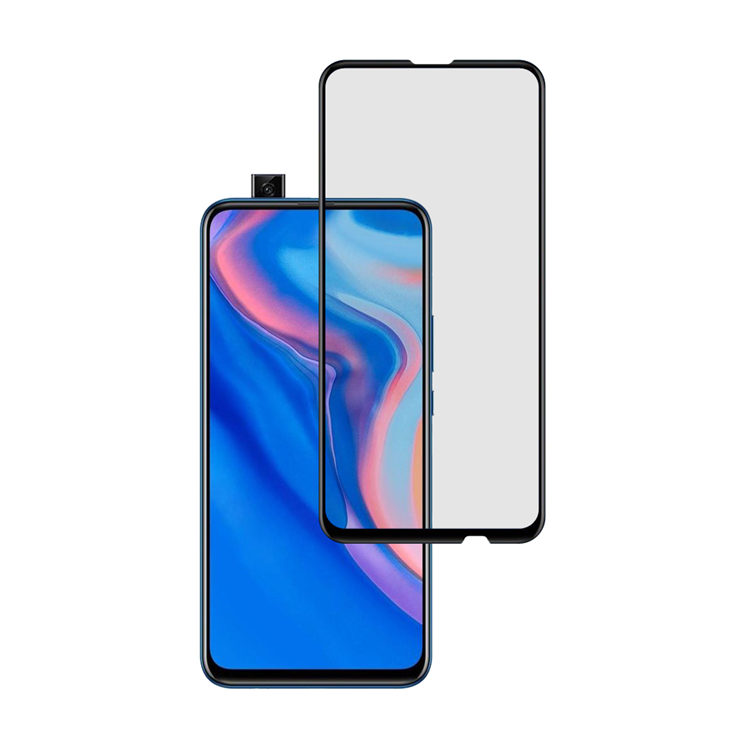 Dlix 2.5D silk print full glue tempered glass screen protector for Huawei P Smart Z 2019