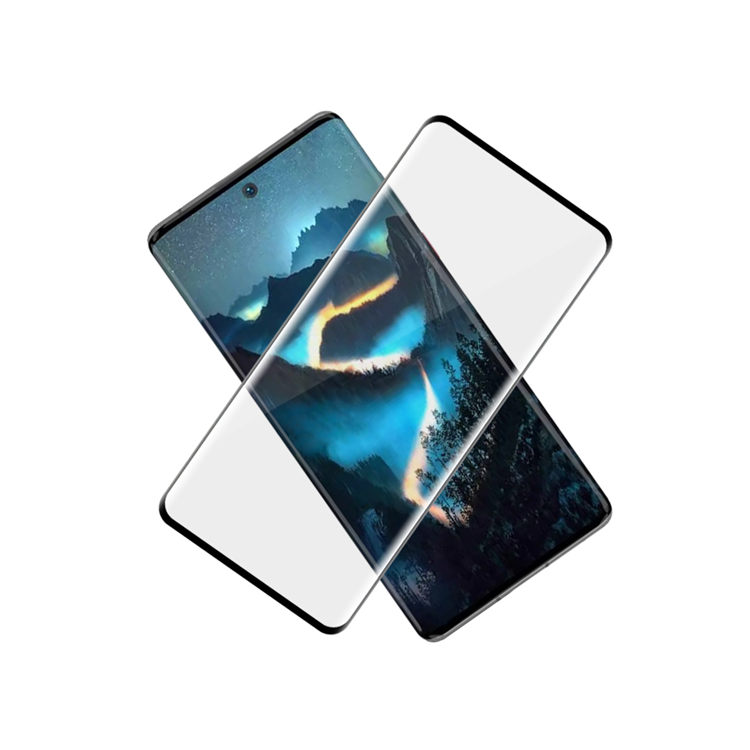 Dlix 3D hot bending full glue tempered glass screen protector for Huawei P50 Pro