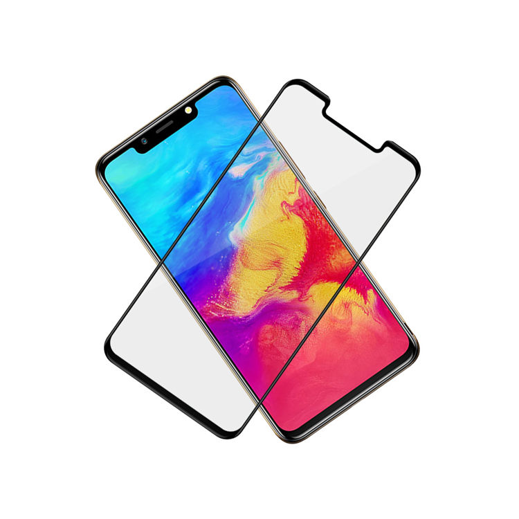 Dlix 3D hot bending full glue tempered glass screen protector for Infinix Hot 7