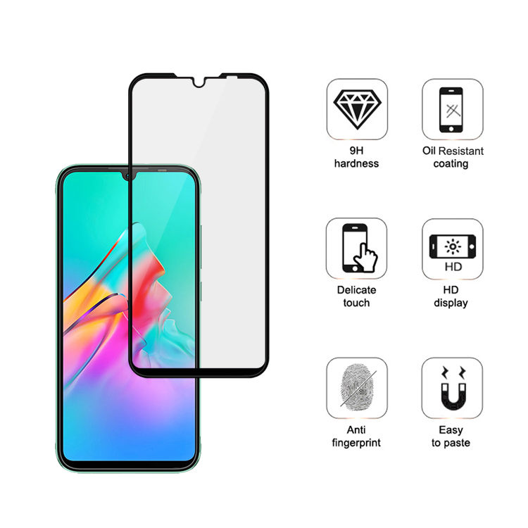 Dlix 3D hot bending full glue tempered glass screen protector for Infinix Smart HD 2021