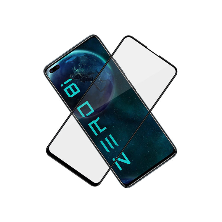 Dlix 3D hot bending full glue tempered glass screen protector for Infinix Zero 8i