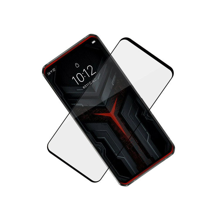 Dlix 2.5D silk print full glue tempered glass screen protector for Lenovo Legion