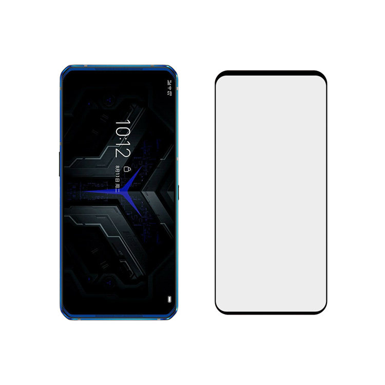 Dlix 2.5D silk print full glue tempered glass screen protector for Lenovo Legion Pro