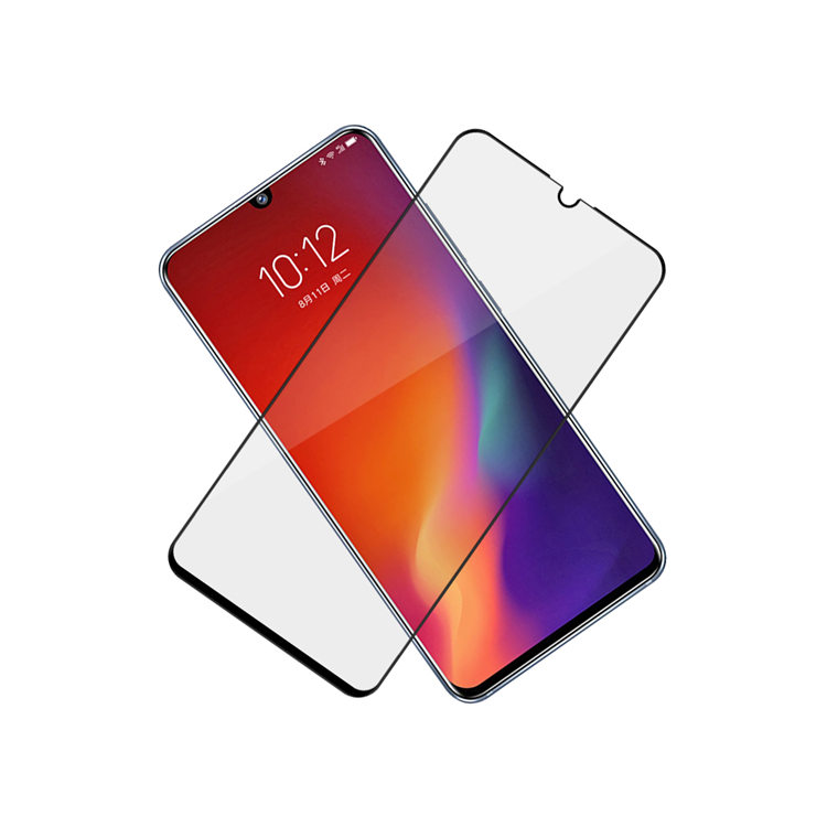 Dlix 3D hot bending full glue tempered glass screen protector for Lenovo Z6