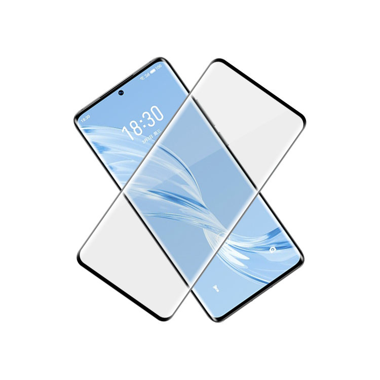 Dlix 3D hot bending edge glue tempered glass screen protector for Meizu 18 Pro