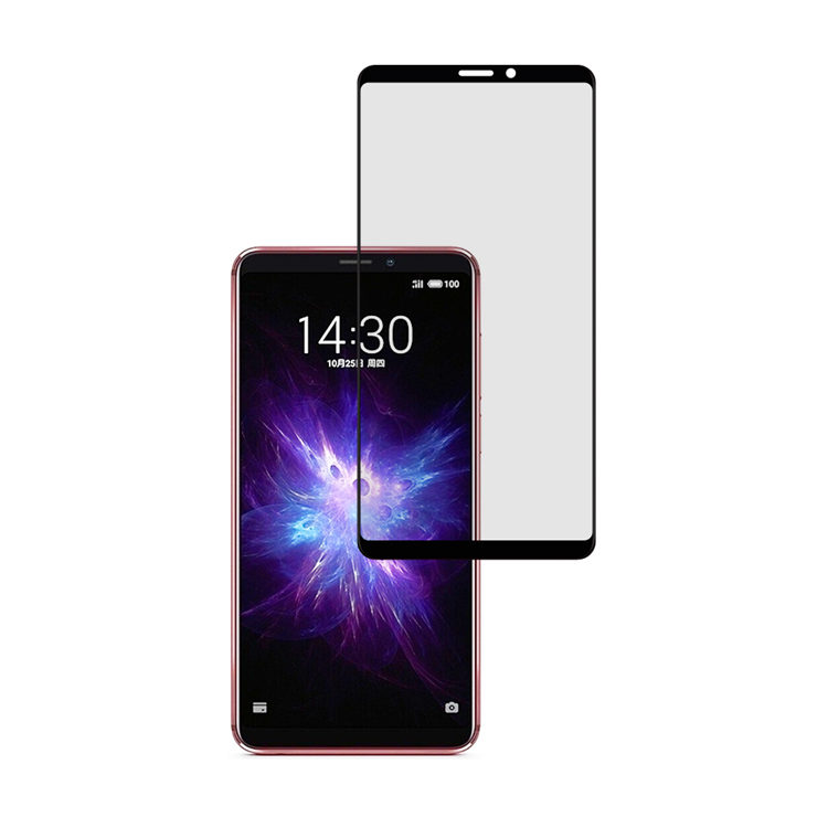 Dlix 2.5D silk print full glue tempered glass screen protector for Meizu Note 8