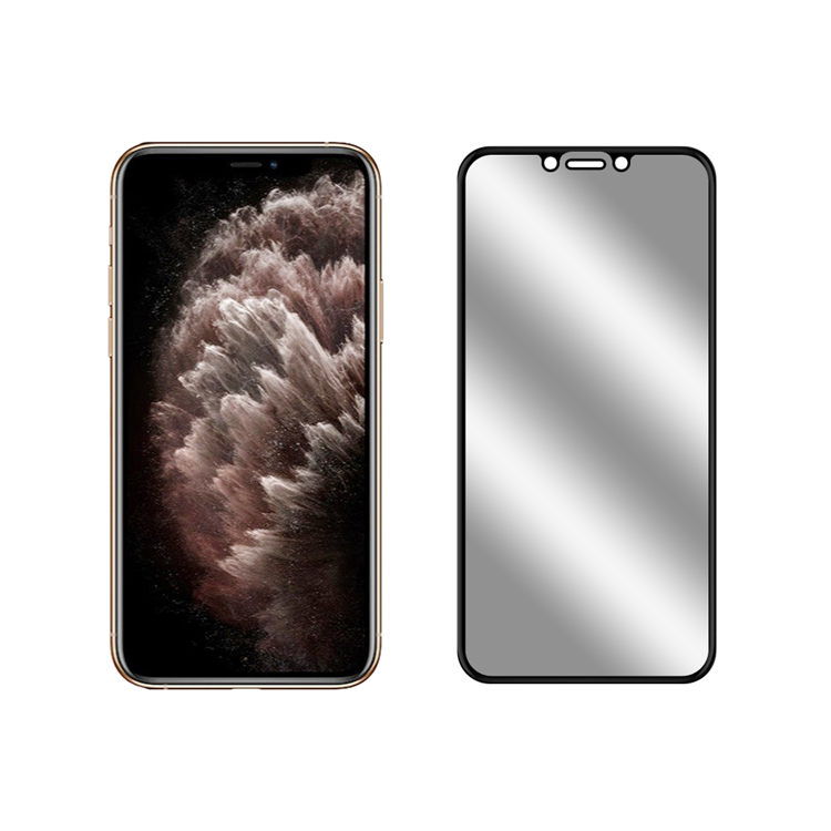 Dlix 2.5D Mirror full cover tempered glass screen protector for Apple iPhone 11 Pro