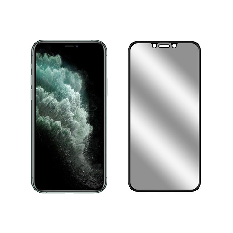Dlix 2.5D Mirror full cover tempered glass screen protector for Apple iPhone 11 Pro Max