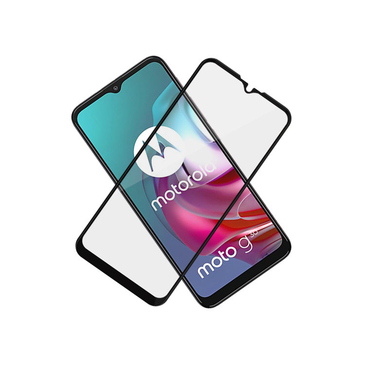 Dlix 3D hot bending edge glue tempered glass screen protector for Moto G30