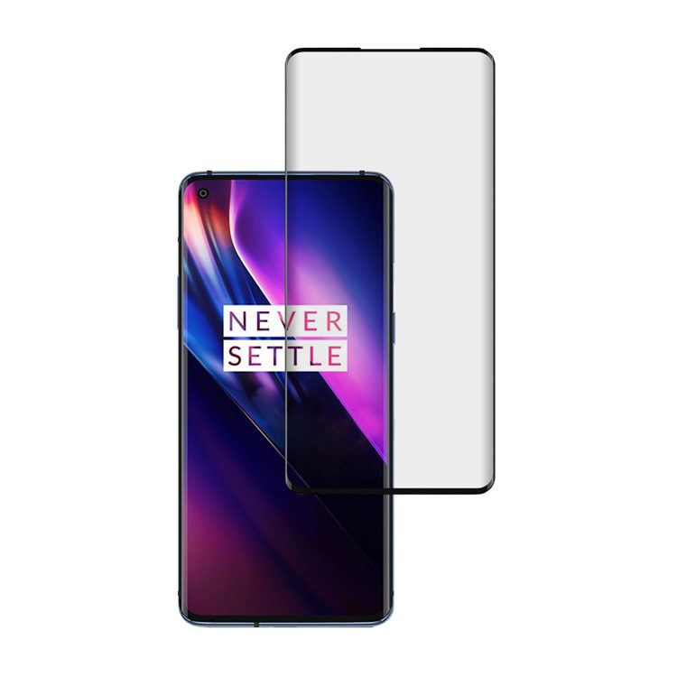 Dlix 3D hot bending full glue tempered glass screen protector for OnePlus 8