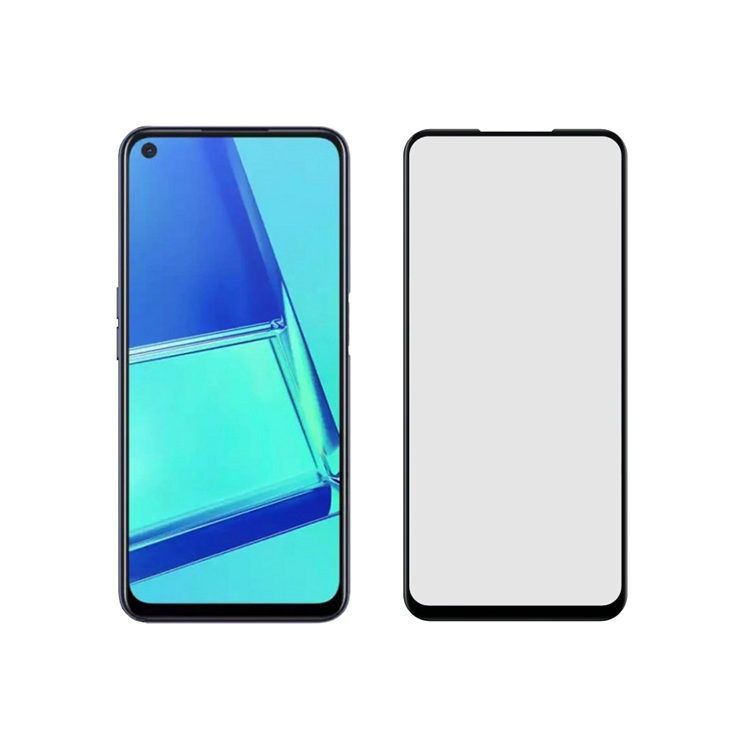 Dlix 3D hot bending edge glue tempered glass screen protector for Oppo A72