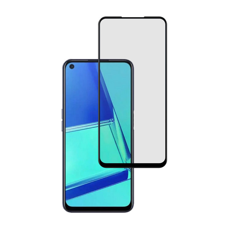 Dlix 2.5D silk print full glue tempered glass screen protector for Oppo A72