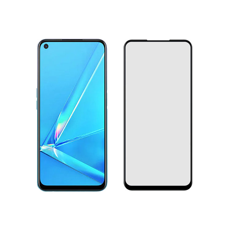 Dlix 2.5D silk print full glue tempered glass screen protector for Oppo A92