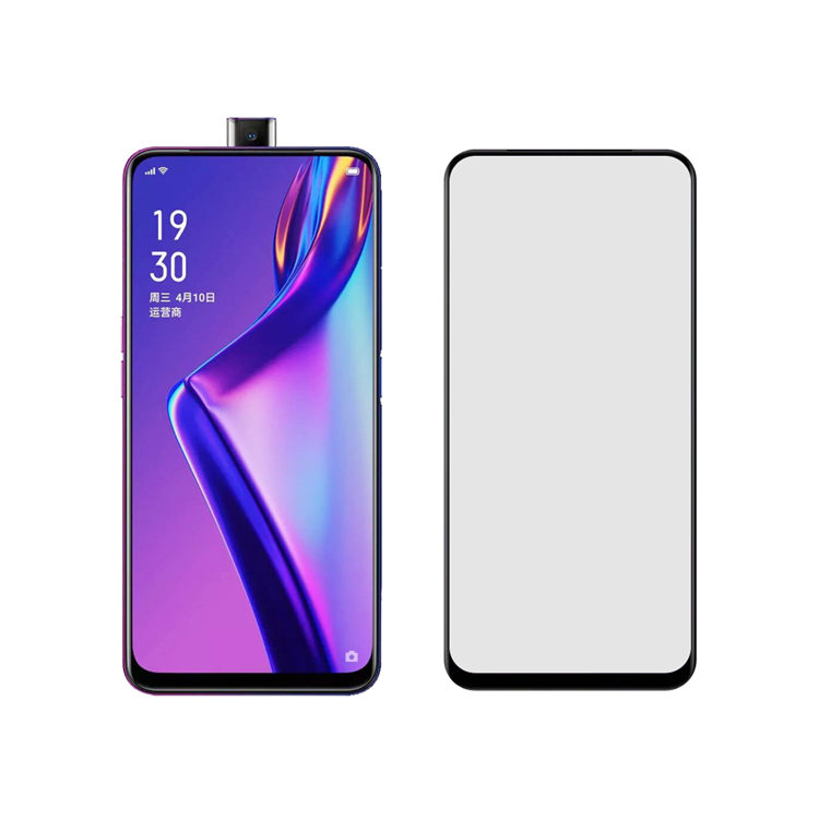 Dlix 2.5D silk print full glue tempered glass screen protector for Oppo K3