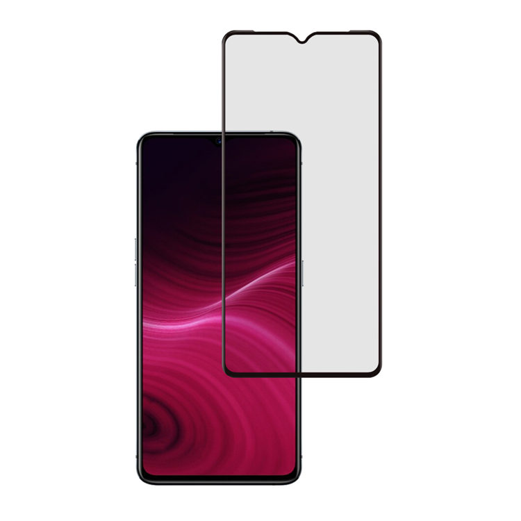 Dlix 2.5D silk print full glue tempered glass screen protector for Realme X2 Pro