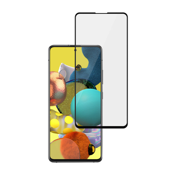Dlix 2.5D silk print full glue tempered glass screen protector for Samsung Galaxy A52