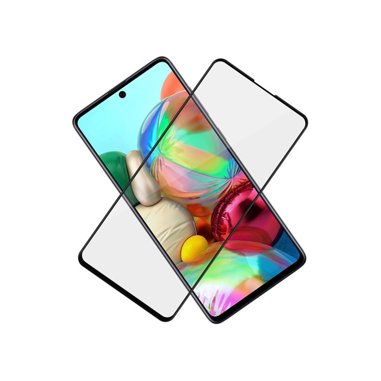 Dlix 3D hot bending full glue tempered glass screen protector for Samsung Galaxy A72