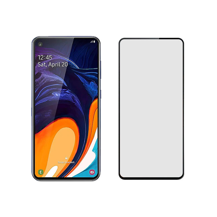 Dlix 3D hot bending full glue tempered glass screen protector for Samsung Galaxy A60