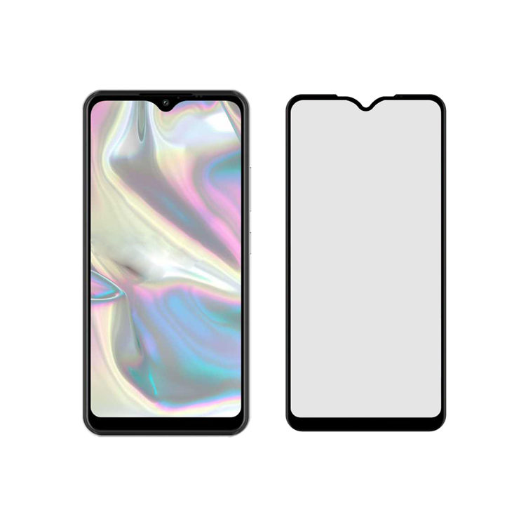 Dlix 2.5D silk print full glue tempered glass screen protector for Samsung Galaxy A70E