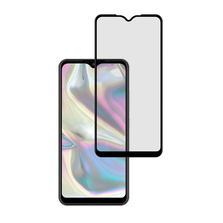 Dlix 2.5D silk print full glue tempered glass screen protector for Samsung Galaxy A70E