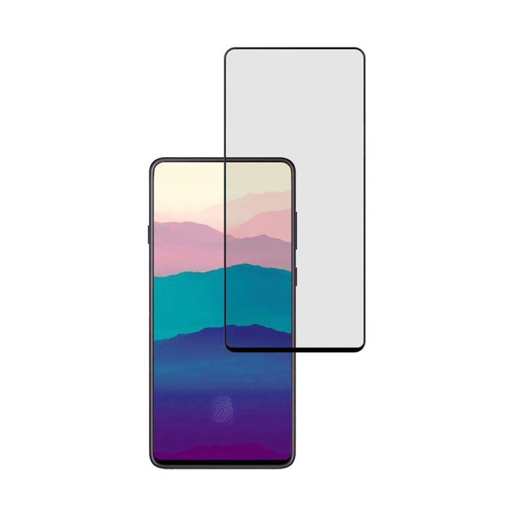 Dlix 2.5D silk print full glue tempered glass screen protector for Samsung Galaxy A90
