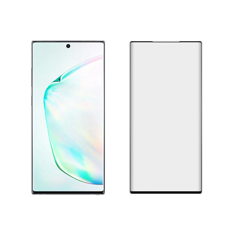 Dlix 3D hot bending full glue tempered glass screen protector for Samsung Galaxy Note 10+