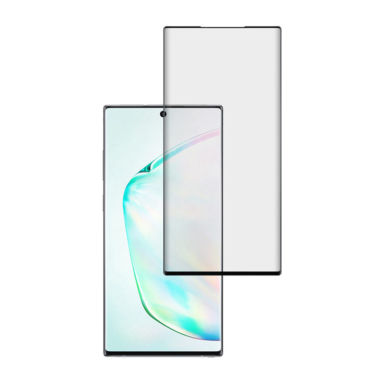 Dlix 3D hot bending full glue tempered glass screen protector for Samsung Galaxy Note 10+