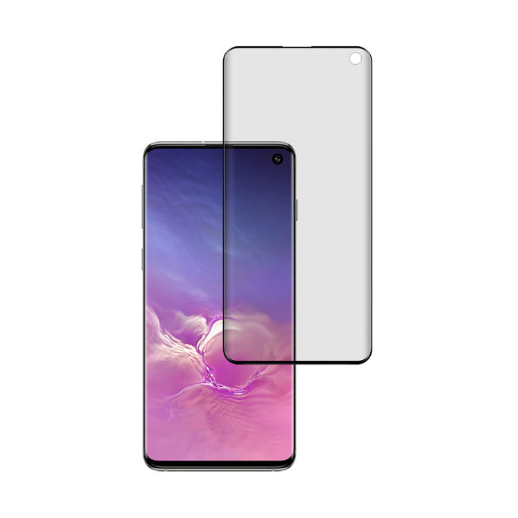 Dlix 3D hot bending edge glue tempered glass screen protector for Samsung Galaxy S10