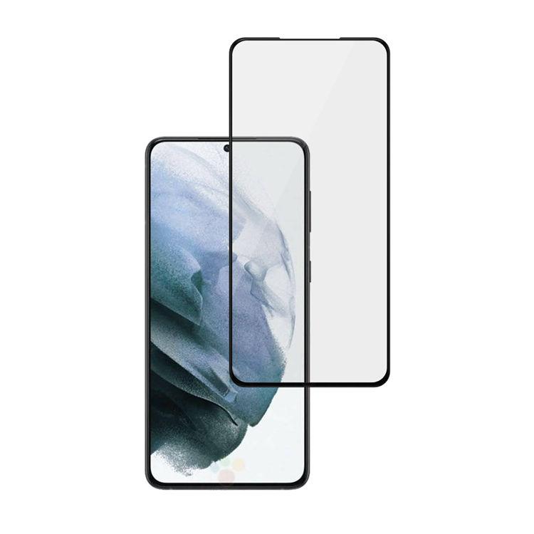 Dlix 2.5D silk print full glue tempered glass screen protector for Samsung Galaxy S21+