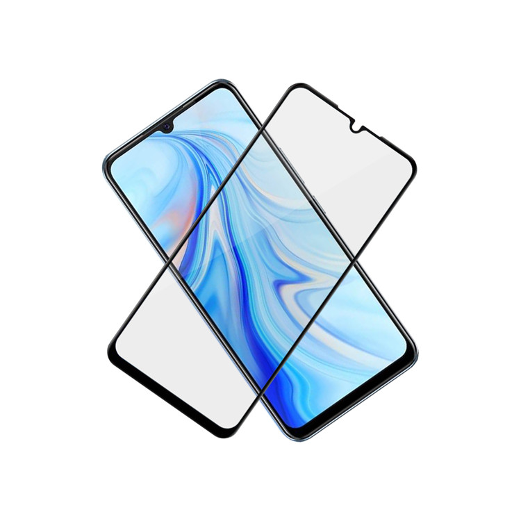 Dlix 2.5D silk print full glue tempered glass screen protector for Vivo V20 SE