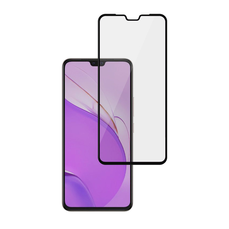 Dlix 2.5D silk print full glue tempered glass screen protector for Vivo V20 Pro