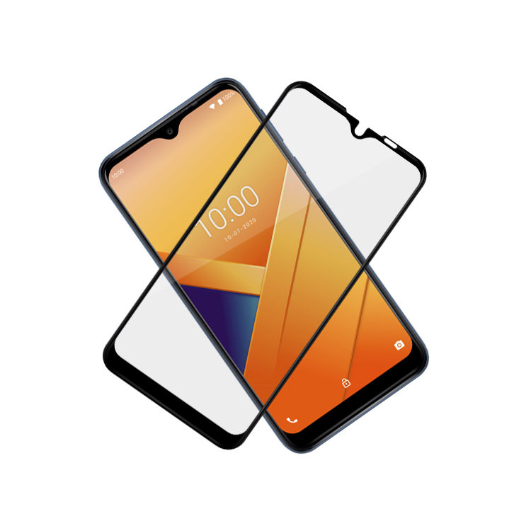 Dlix 2.5D silk print full glue tempered glass screen protector for Vivo Y81