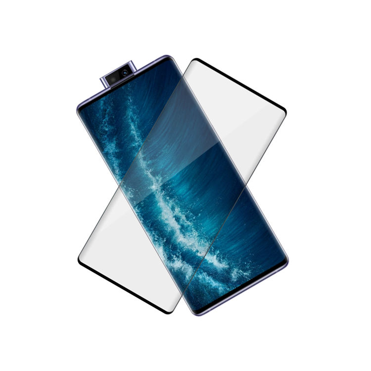 Dlix 3D hot bending full glue tempered glass screen protector for Vivo NEX 3S