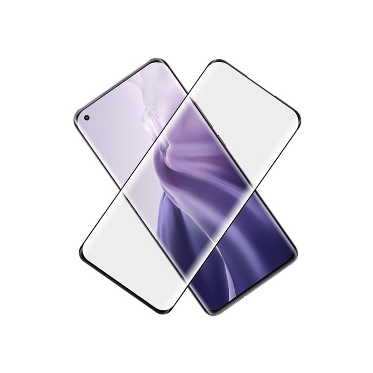 Dlix 3D hot bending full glue tempered glass screen protector for Xiaomi 11