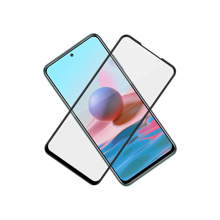 Dlix 3D hot bending full glue tempered glass screen protector for Xiaomi Redmi Note 10 Pro Max