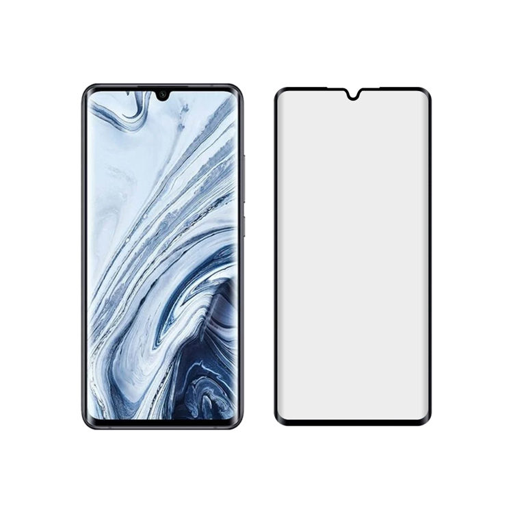 Dlix 3D hot bending full glue tempered glass screen protector for Xiaomi Note 10 Lite