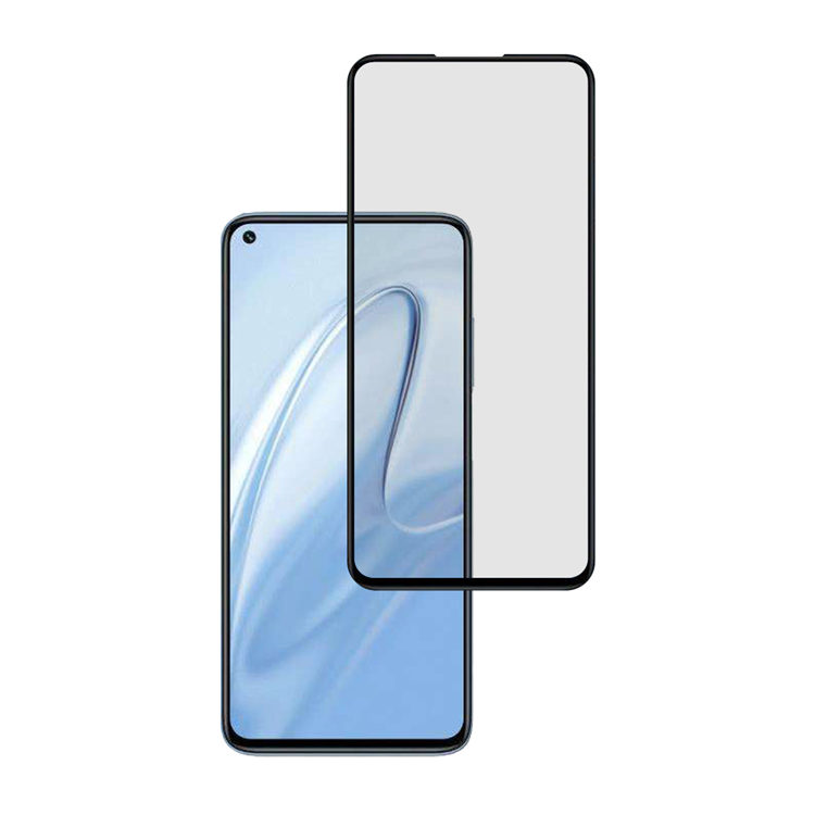 Dlix 2.5D silk print full glue tempered glass screen protector for Xiaomi Redmi 10X 4G