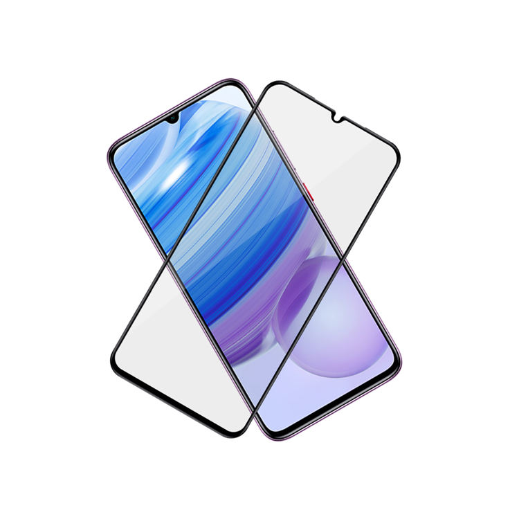 Dlix 2.5D silk print full glue tempered glass screen protector for Xiaomi Redmi 10X 5G